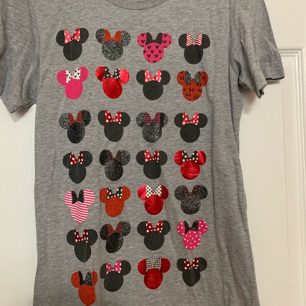 Disney Gray Minnie Mouse Shirt